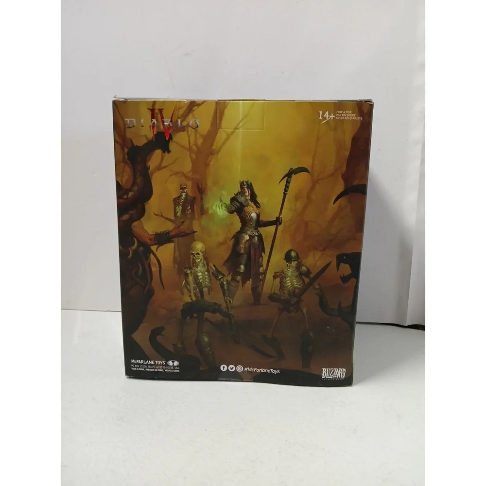 NEW McFarlane Diablo IV Wave 1 Posed Figures - Summoner‎ Necromancer  (Epic)